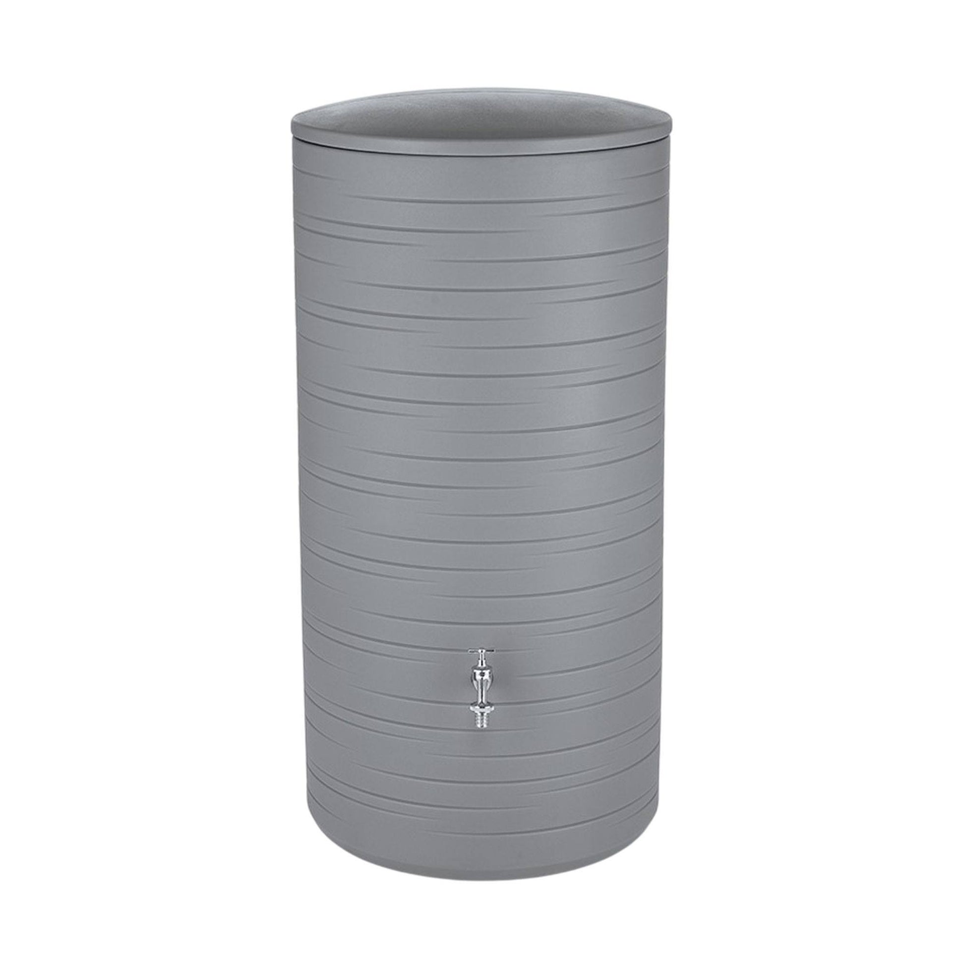 Bidón De Agua De Lluvia Novara 280l Color Gris_0