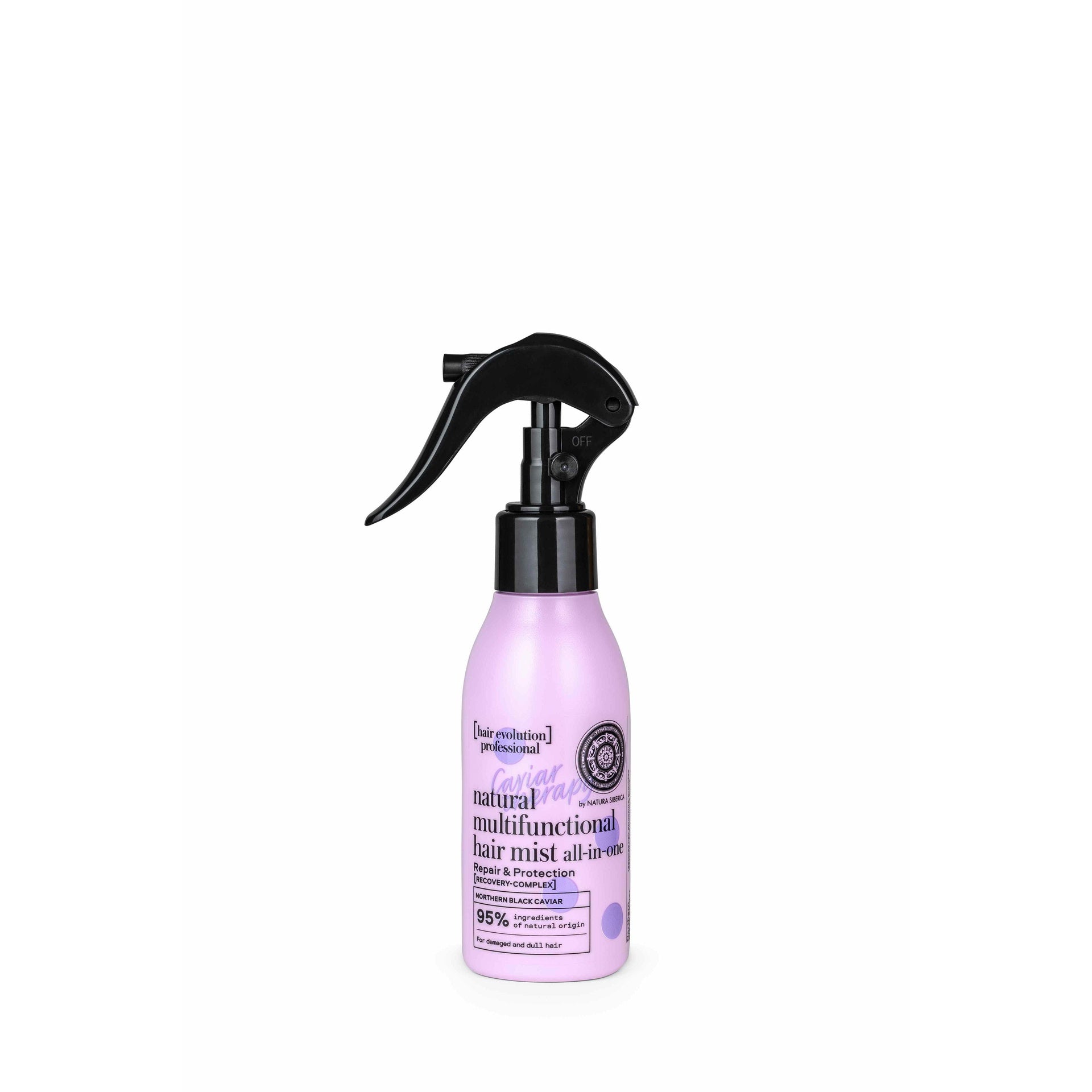 Bruma capilar natural multifunción todo en uno «Terapia de caviar» Reparación y protección Natura Siberica 115 ml