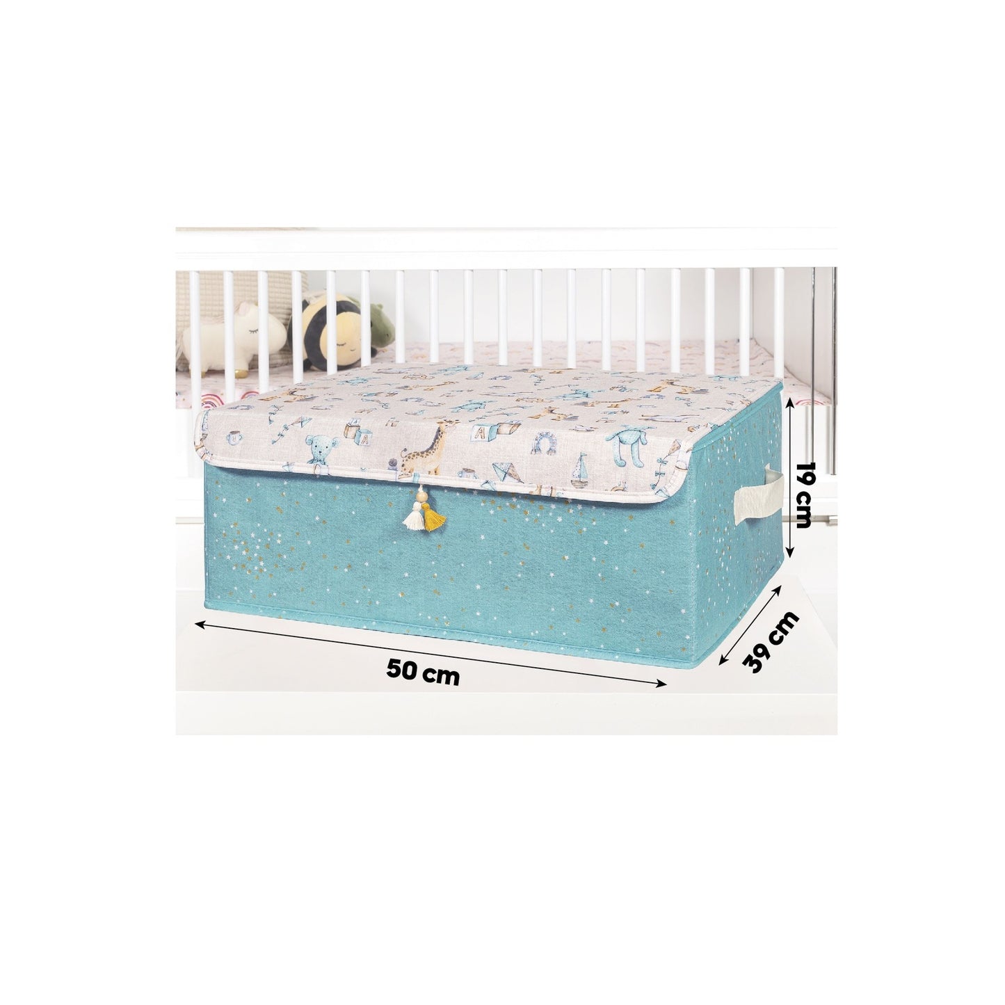 Caja Organizadora Plana Azul Cielo_1