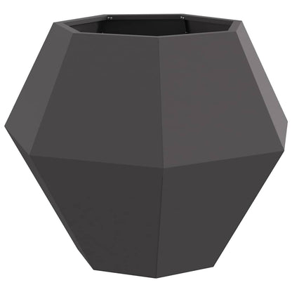 Jardinera 2 Uds. Negro 75 X 75 X 60 Cm Acero_4