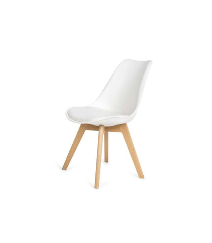 Pack 4 Sillas Super Dereck En Polipiel Color Blanco, 42 Cm(ancho) 81 Cm(altura) 46 Cm(fond_3