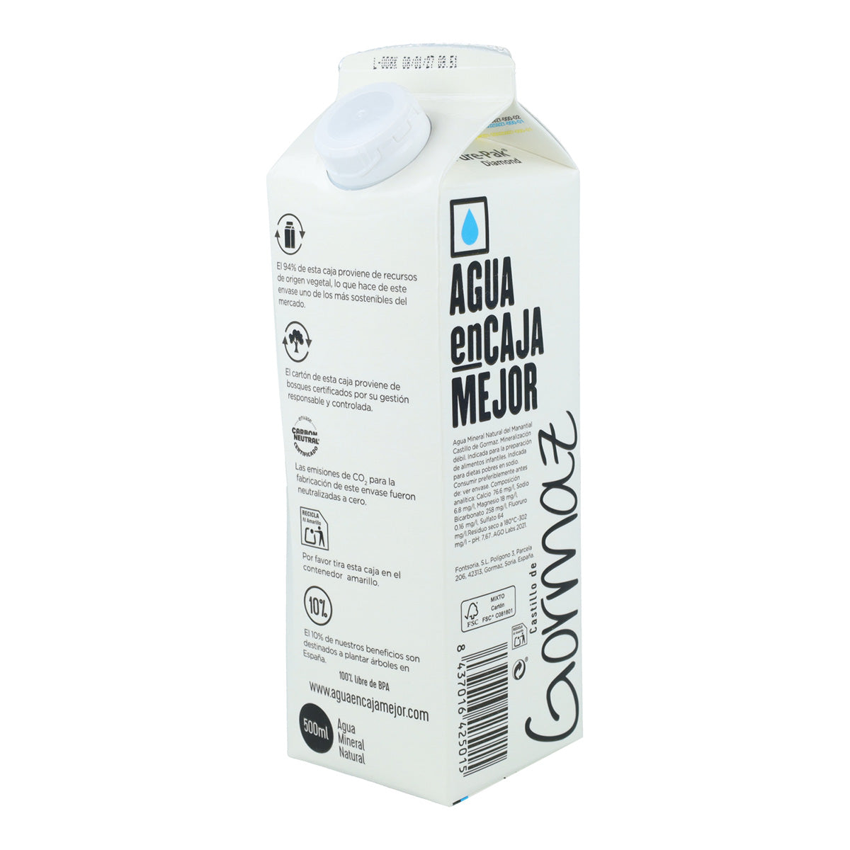 Água Mineral Natural em Caixa Better 500 ml