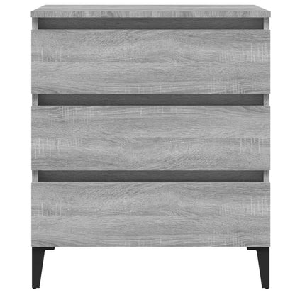 Vidaxl Aparador De Madera Contrachapada Gris Sonoma 60x35x69 Cm / Vetonek_3