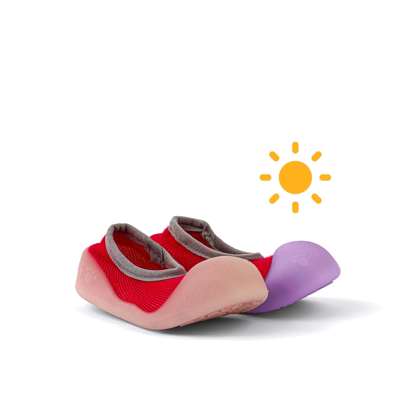Zapatos De Bebé Que Cambian De Color Con La Luz Del Sol Flat Red Bigtoes Chameleon L (21,5)_0