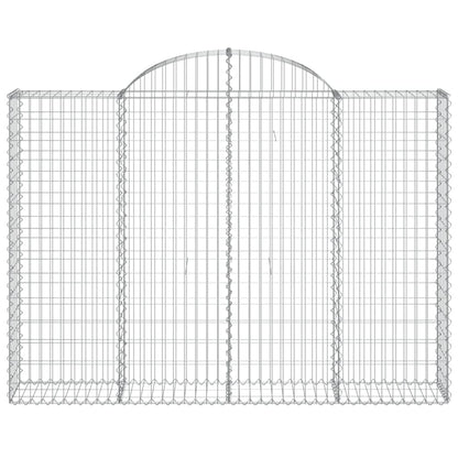 Cestas Gaviones 8 Uds Forma De Arco Hierro 200x30x140/160 Cm_3