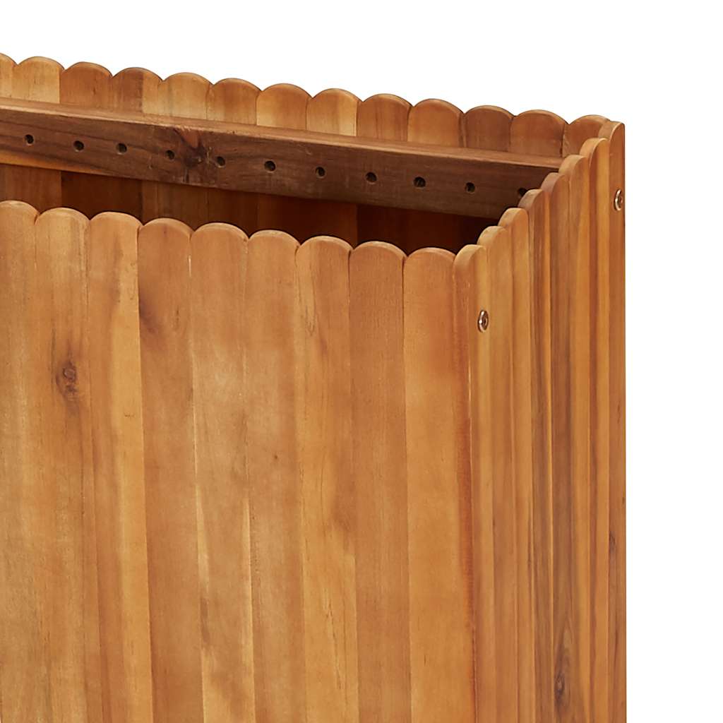 Arriate De Madera Maciza De Acacia 150x30x50 Cm_4