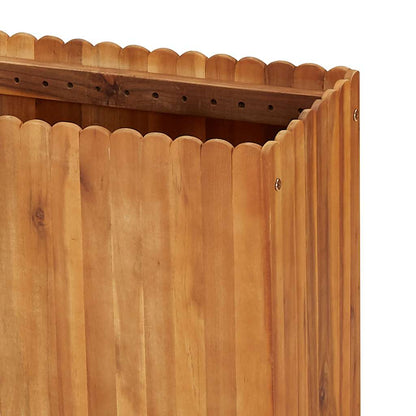 Arriate De Madera Maciza De Acacia 150x30x50 Cm_4