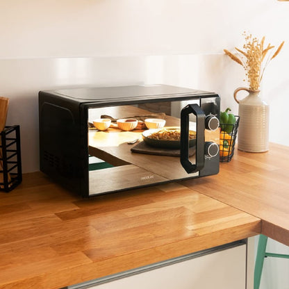 Microondas Con Grill De 20 Litros Grandheat 3140 Mirror. 1050 W En 6 Niveles, Grill 1000 W, Revestimiento Anti-dirt Itech, Tecnología 3dwave, Tempor_3