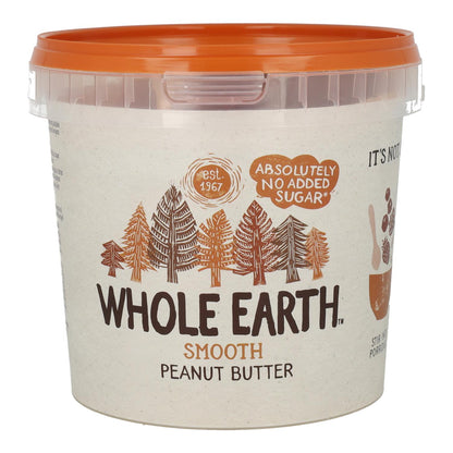 Manteiga de amendoim Whole Earth Smooth 1 kg
