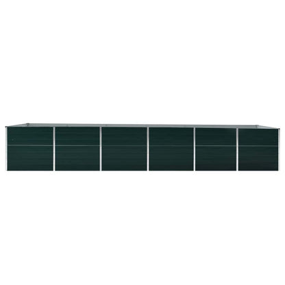 Arriate De Jardín De Acero Galvanizado Verde 480x80x77 Cm_2