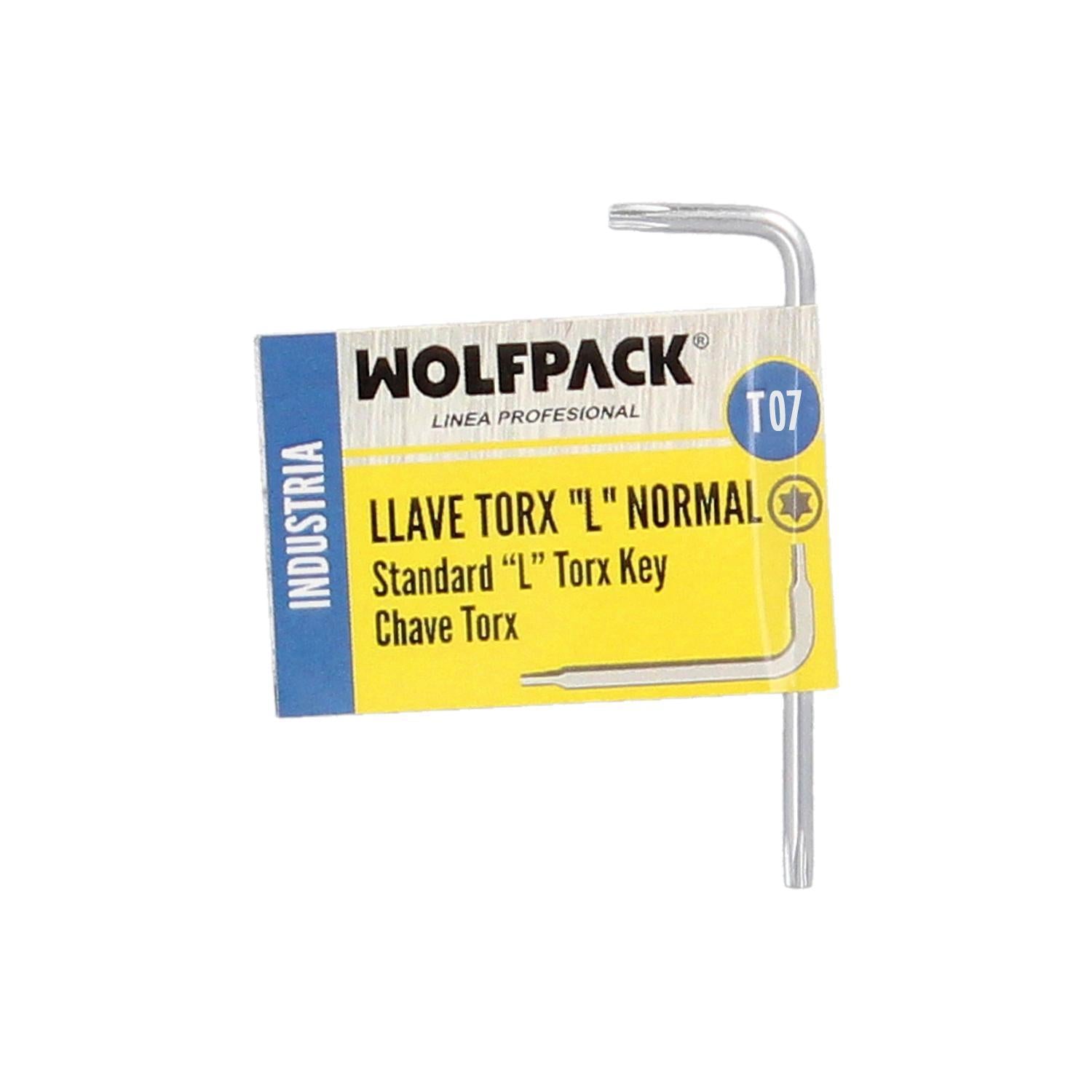 Llave Torx Standar Acero Cromo Vanadio Profesional T07 Mm. Llave Estrella, Llave Allen Estrella