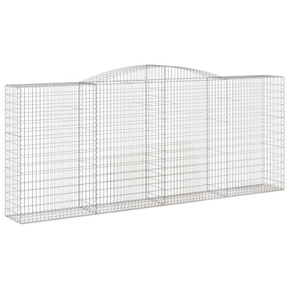 Cestas De Gaviones 5 Uds Forma De Arco Hierro 400x50x160/180 Cm_2