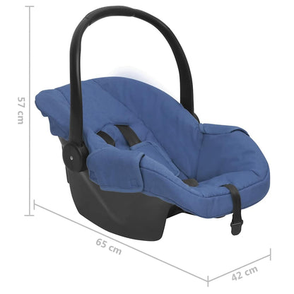 Vidaxl Sillita De Coche Para Bebés Azul Marino 42x65x57 Cm_2