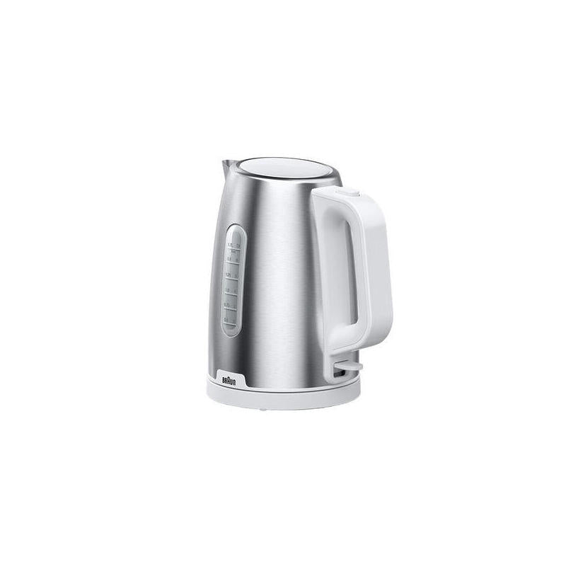 Tetera Eléctrica Braun Wk 1500 1,7 L 2200 W Acero Inoxidable, Blanco_0