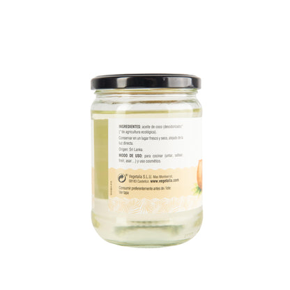 Óleo de Coco Desodorizado Biológico da Vegetalia 400g