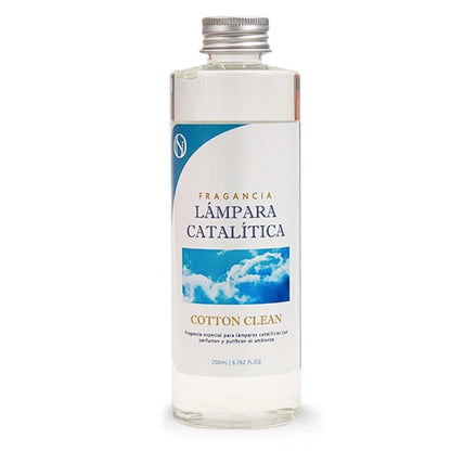 Fragancia Para Lámpara Catalítica Cotton Clean (200ml) - Elimina Malos Olores E Impurezas, Perfume Y Limpia_0