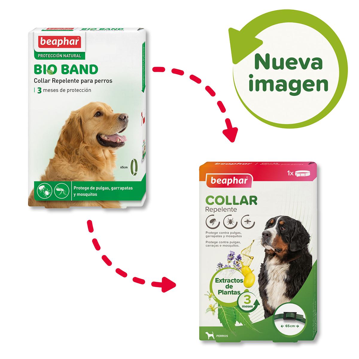 Coleira repelente Beaphar Bio Band para cães 65 cm