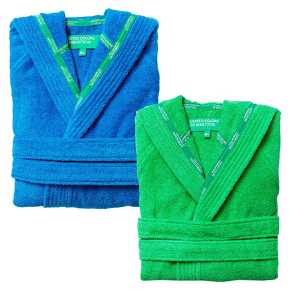 Pack De 2 Albornoces Con Capucha Benetton_0
