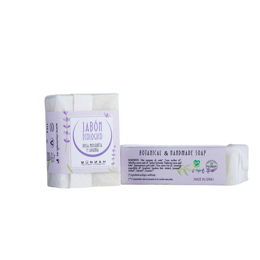 Sabonete de Rosa Mosqueta e Lavanda Münnah 115 g