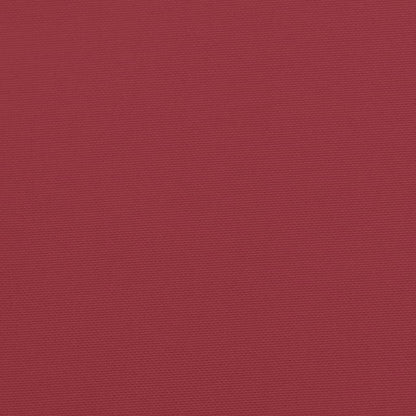 Vidaxl Cojín De Banco De Jardín Tela Oxford Rojo Tinto 100x50x7 Cm_5