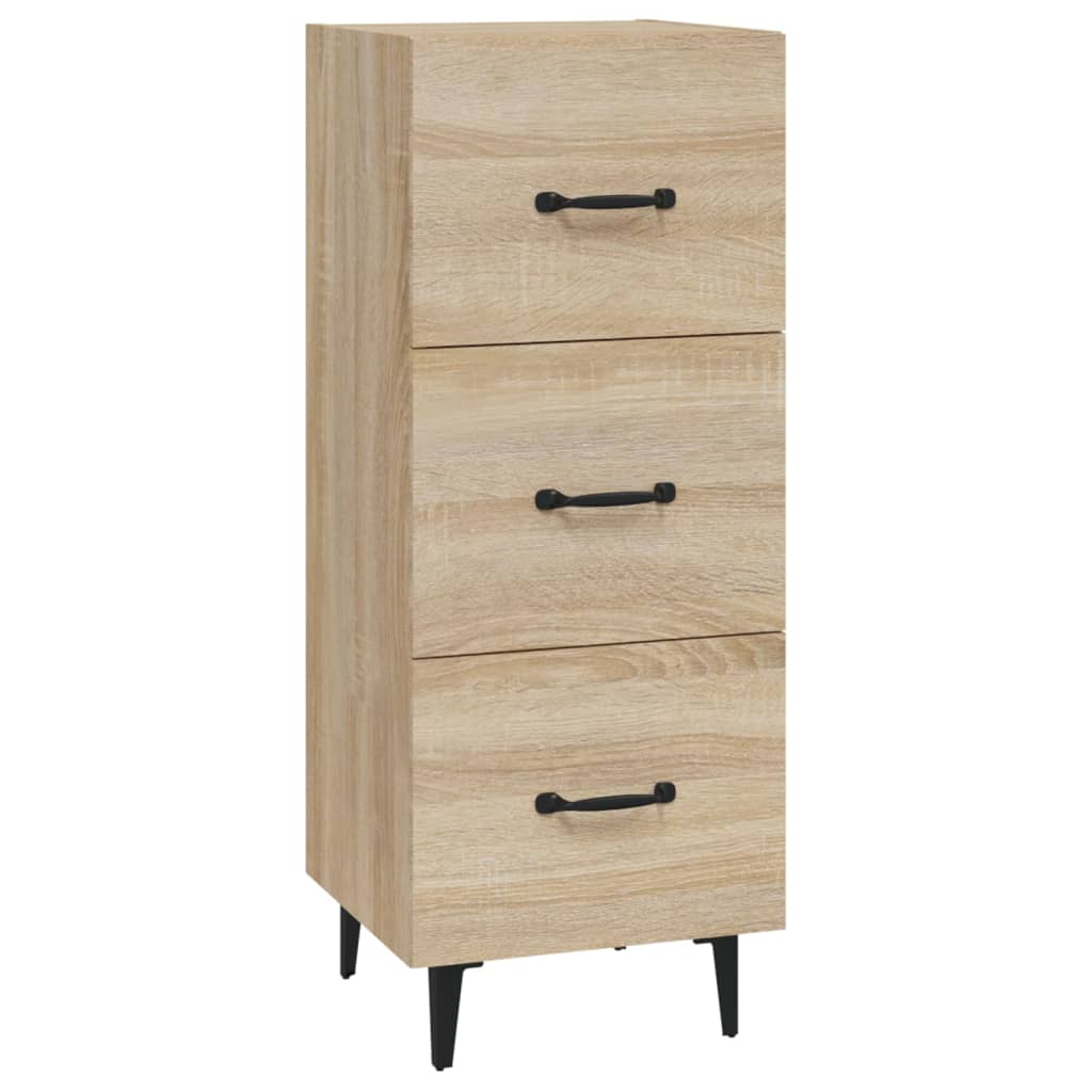 Aparador Madera Contrachapada Color Roble Sonoma 34,5x34x90 Cm / Vetonek_4