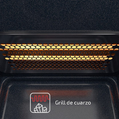 Microondas Proclean 3160 Mirror. 700w Con 6 Niveles, Grill 800 W, Capacidad 20 L, Revestimiento Ready2clean Para Mejor Limpieza, Tecnología 3dwave,_2