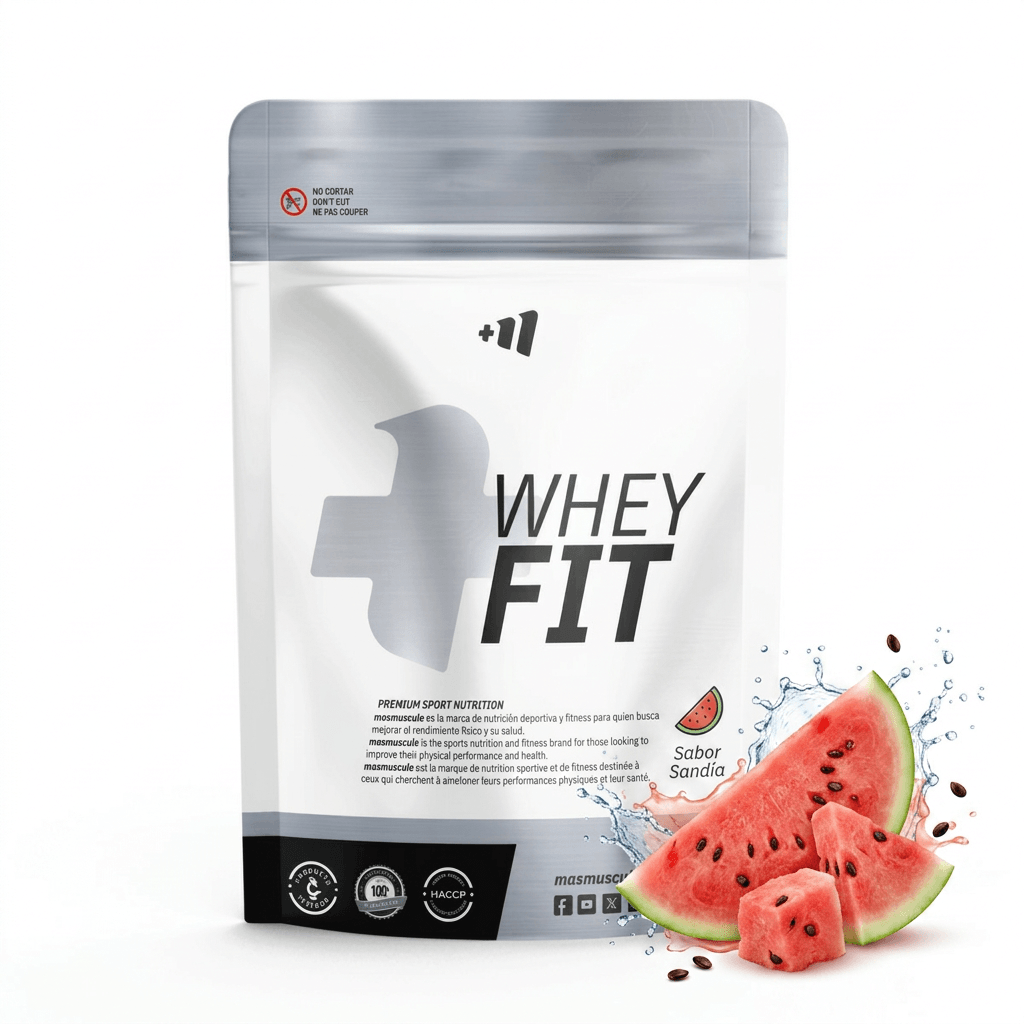Whey Fit - 1kg - Sandia - Aumenta La Masa Muscular - Masmusculo_0