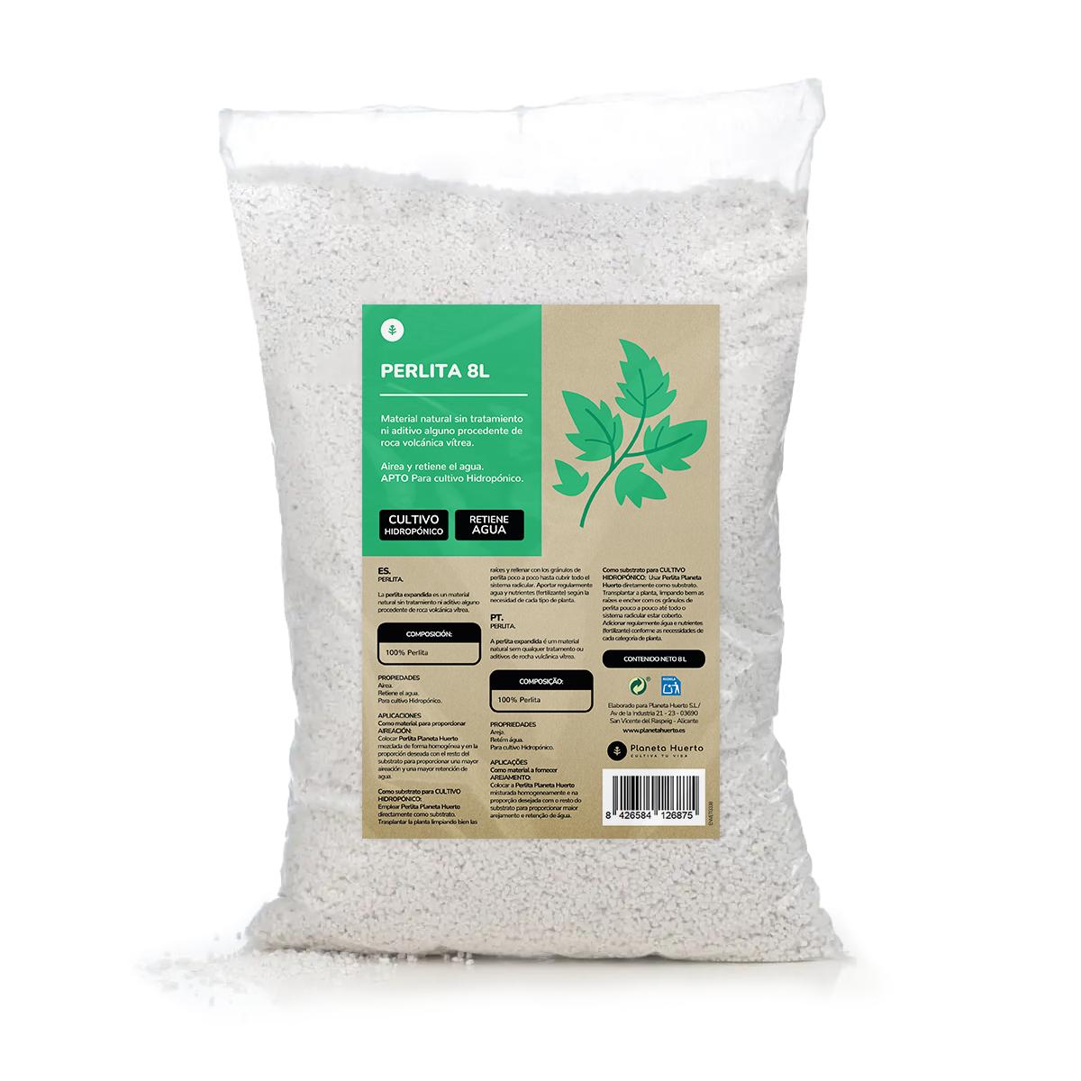 Perlite Planeta Huerto 8 Litros