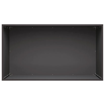 Macetero De Jardín 2 Uds. Negro 100 X 50 X 50 Cm_4