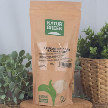 Açúcar de Cana Biológico (luz dourada) Naturgreen 500 g