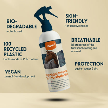 Spray Impermeabilizante Para Mantas De Caballo - Nimo - 10 L_2