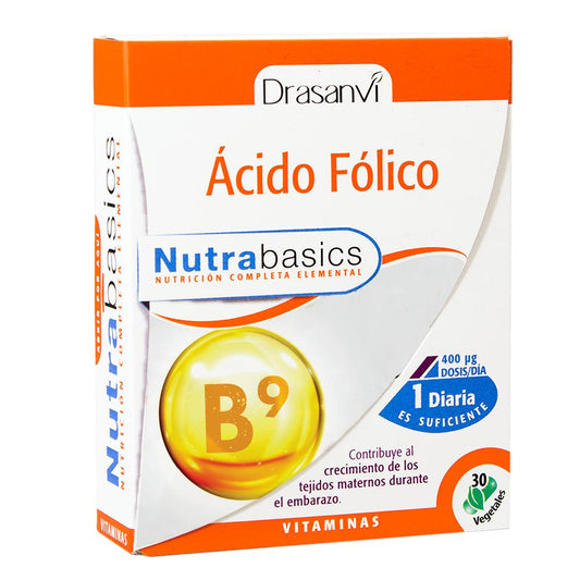 Vitamina B9 Ácido Fólico Drasanvi 90 Comp