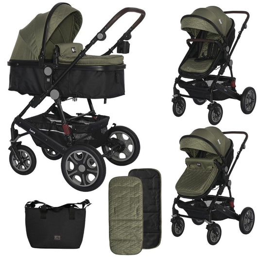 Carrito Dúo Convertible Lora Hasta 15 Kg Loden Green_0
