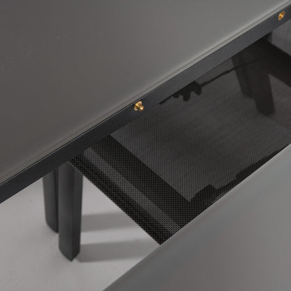 Conjunto Para Jardín Color Antracita, Mesa Extensible 160/210 Y 6 Sillones Reclinables Y Apilables, Aluminio Doble Reforzado, 6 Plazas_4