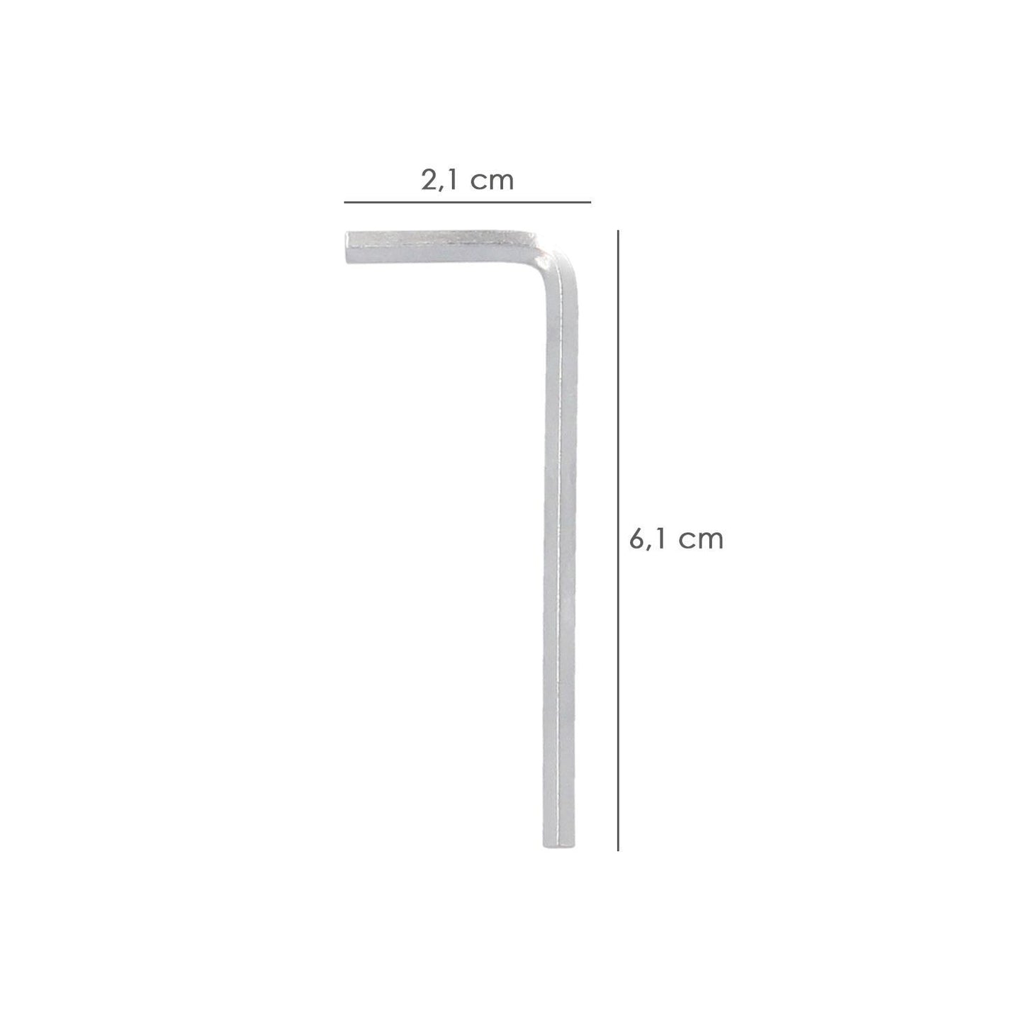 Llave Allen Standar Acero Cromo Vanadio Profesional 3,0 Mm. Llave Hexagonal, Llave Allen Taller Mecanica, Llave Allen Bricolaje_1