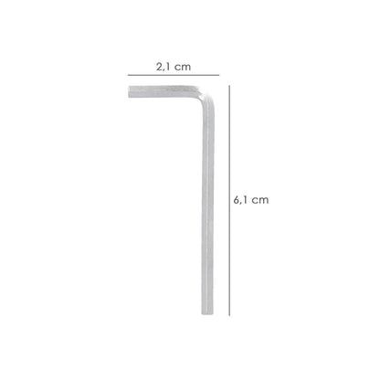 Llave Allen Standar Acero Cromo Vanadio Profesional 3,0 Mm. Llave Hexagonal, Llave Allen Taller Mecanica, Llave Allen Bricolaje_1