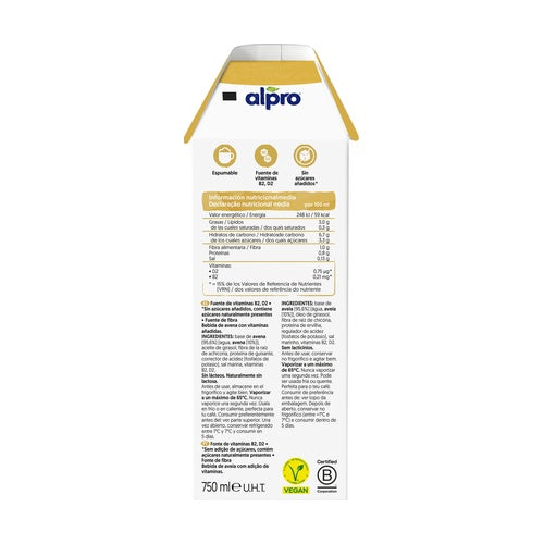 Bebida de Aveia Alpro Barista 750 ml