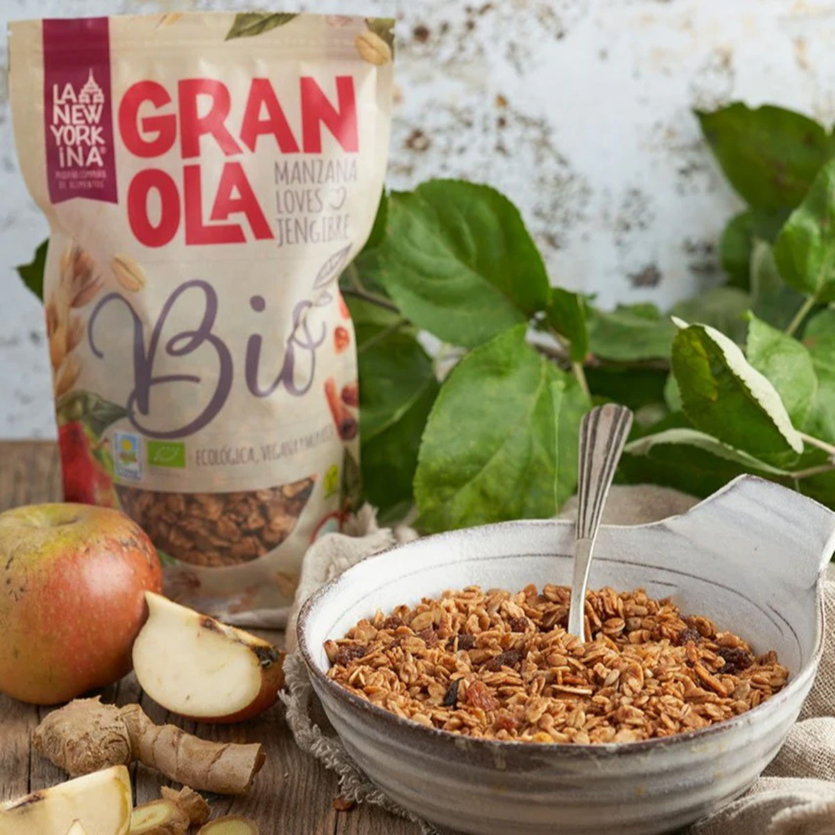 Granola Maçã Loves e Gengibre La Newyorkina 1,5 Kg