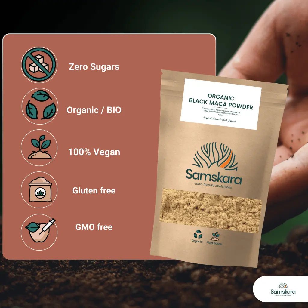 Maca Negra En Polvo Bio - 500g_3