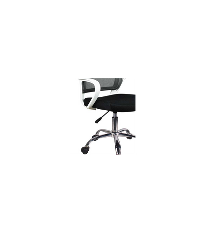 Silla Despacho De Diseño Moderno Giratoria Elevable Acabado Negro, 53 Cm(ancho) 79/91 Cm(_4