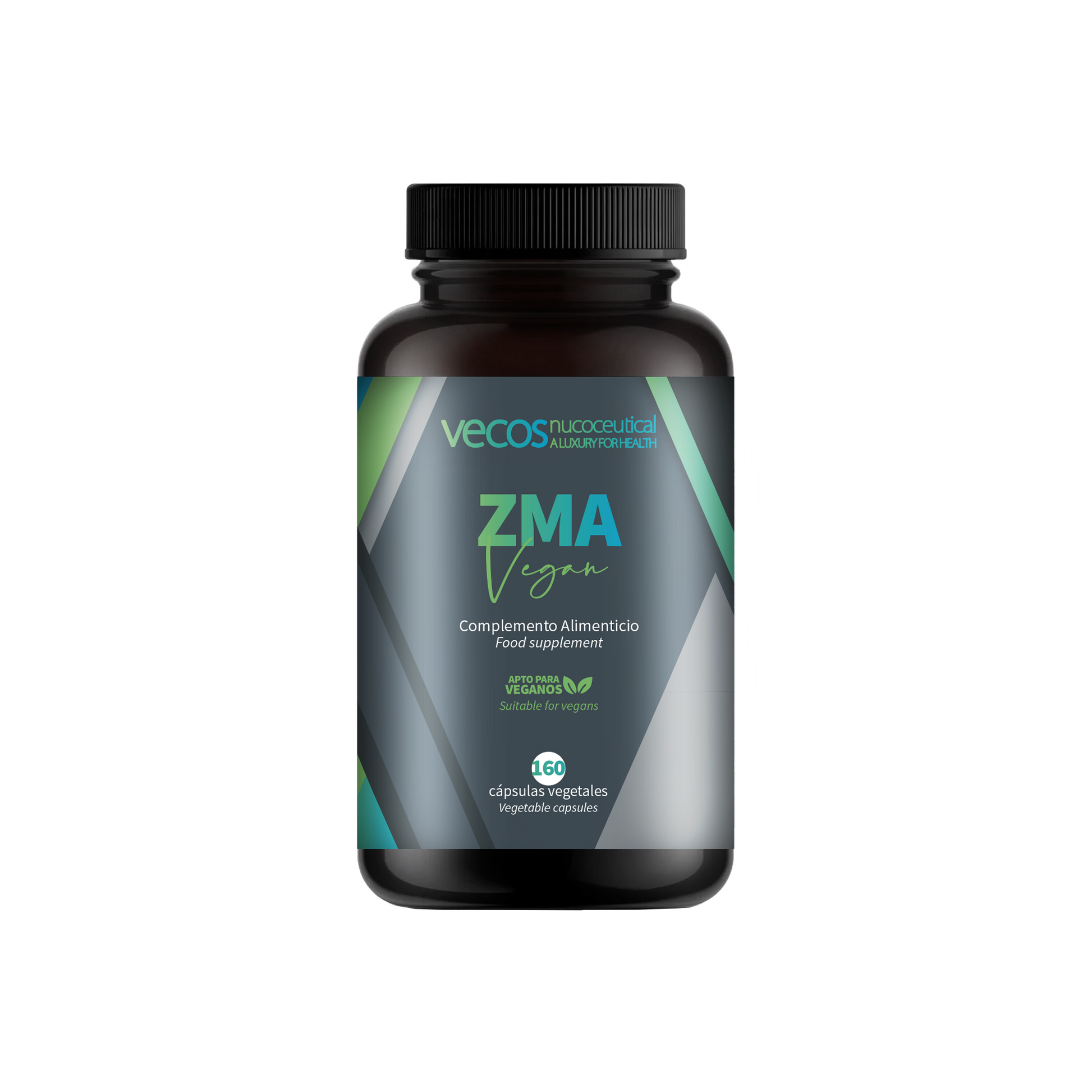 Zma Vecos 160 Cápsulas | Fuerza Muscular, Recuperación Y Energía | Magnesio, Zinc Y B6_0