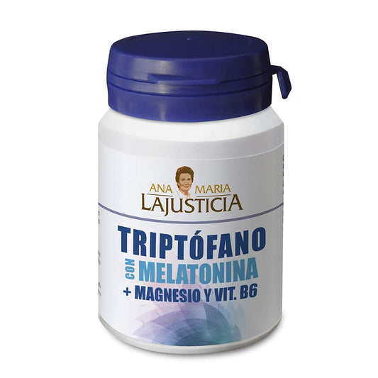 Triptofano com Melatonina, Magnésio e Vitamina B6 Ana María la Justicia, 60 comprimidos