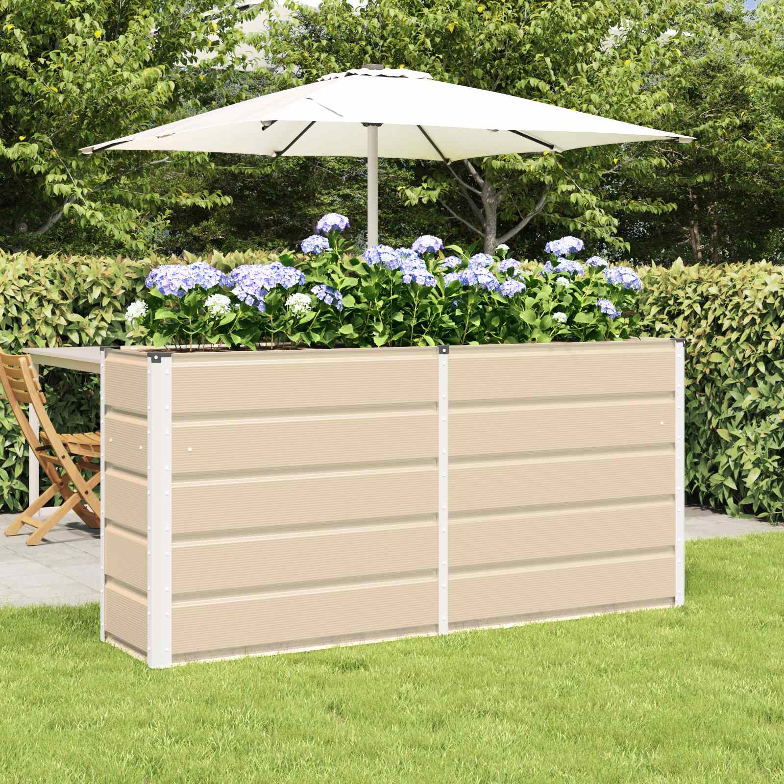 Jardinera Marfil 160 X 40 X 75 Cm Acero_1