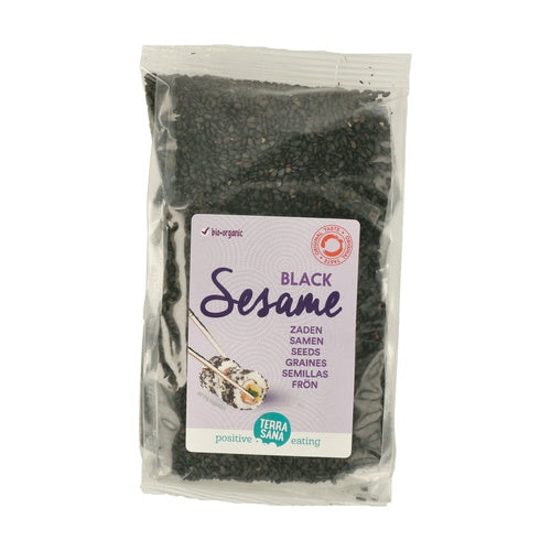 Sementes de sésamo preto Terrasana 175 g