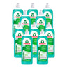 Embalagem de 10 detergentes para máquina de lavar louça Frosch com alecrim 750 ml