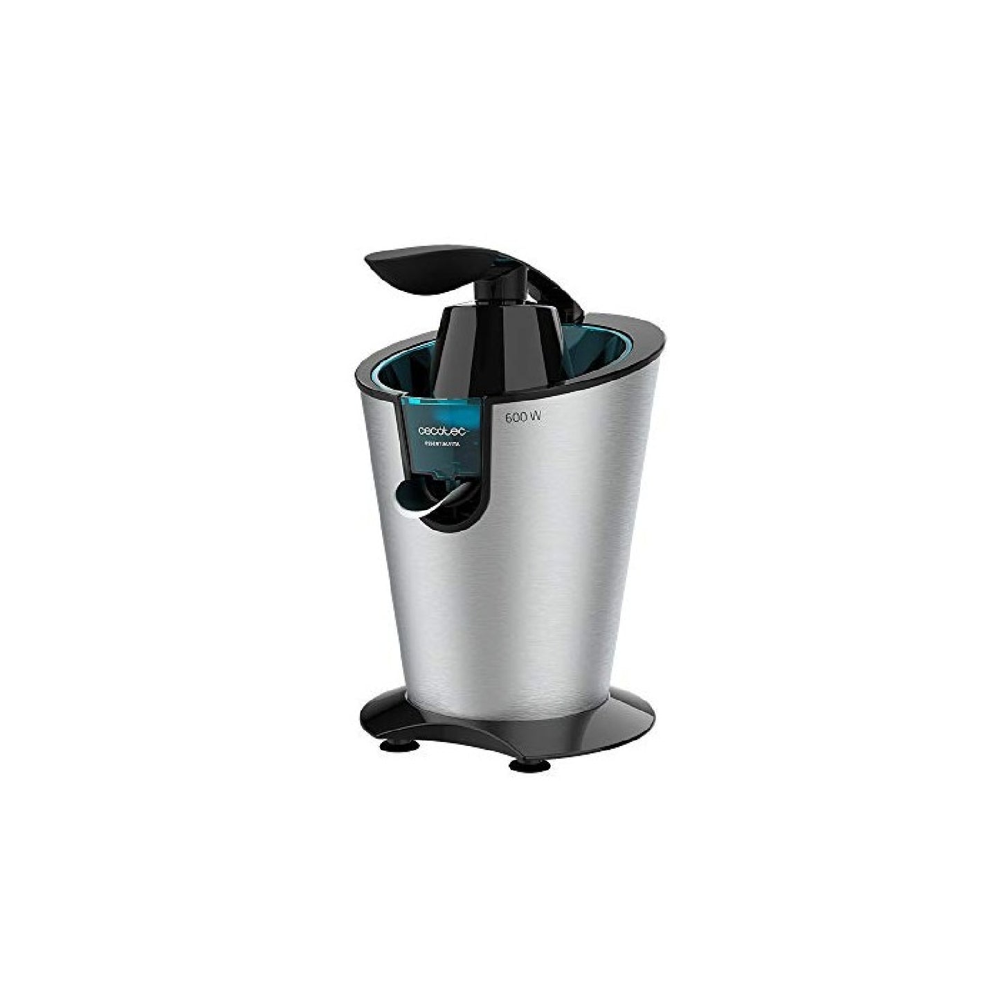 Exprimidor Eléctrico De Brazo Essentialvita Powerfresh 600 Inox. 600 W, Cuerpo Y Filtro De Acero Inoxidable, 2 Conos Desmontables, Boquilla Antigote_0