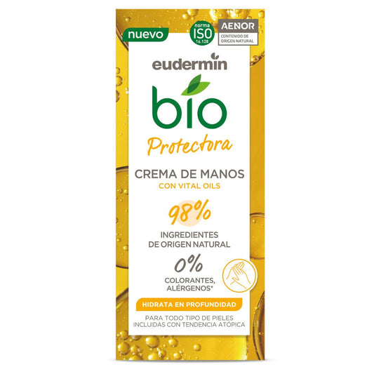 Creme Protetor Orgânico para as Mãos Eudermin 75 ml