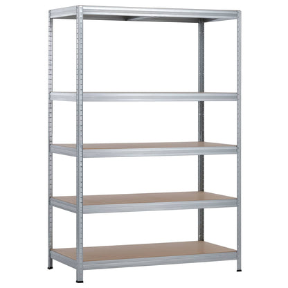 Estantería Modular Con 5 Baldas Ajustables 180x120x60cm 1250kg O91_0
