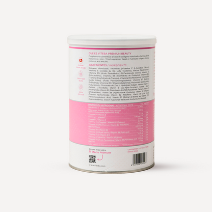 Pack de 3 botes Colágeno Beauty Viteba 330g x 3 - SIN sabor NI olor - Ácido Hialurónico, Vit. C y Zinc_2