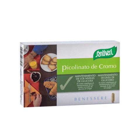Picolinato de Crómio 40 Cápsulas Santiveri